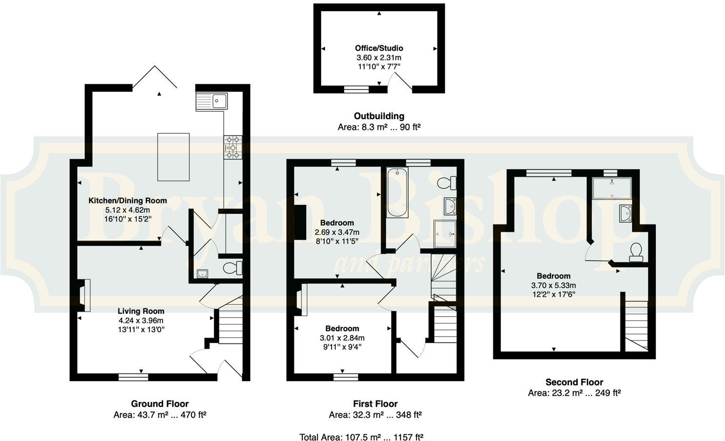 Westland Road, Knebworth floorplan