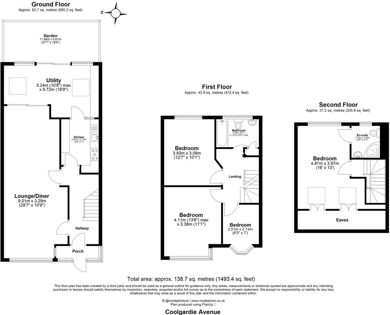 Coolgardie Avenue, Highams Park E4 floorplan