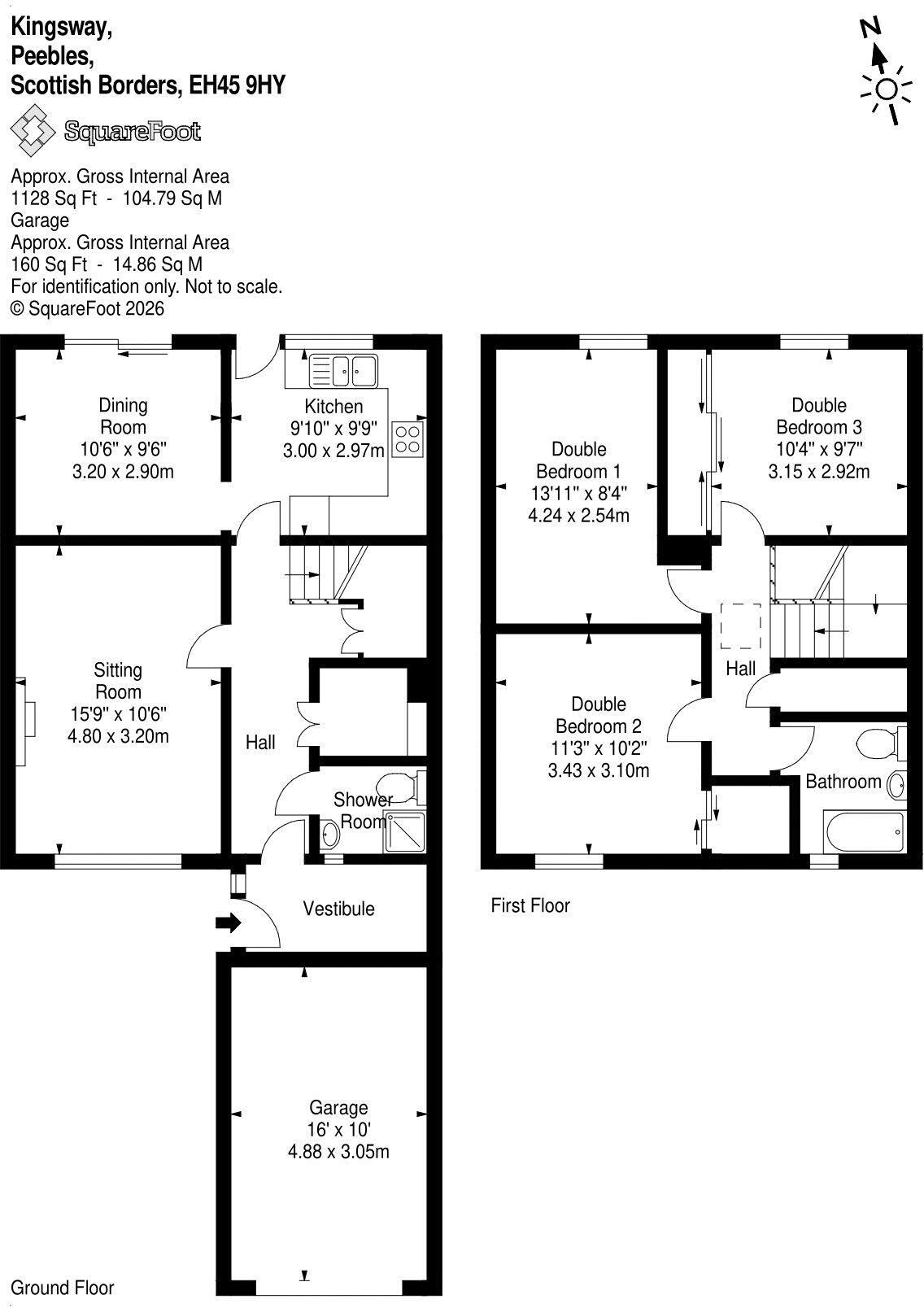 8 Kingsway, Peebles, EH45 9HY floorplan