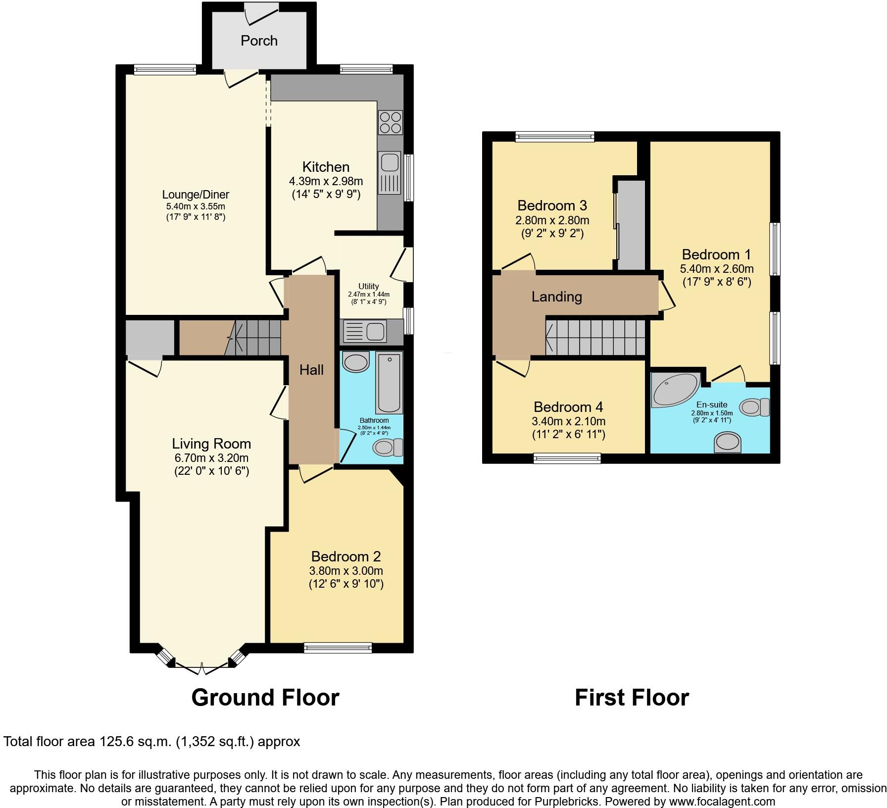Broadway, Eccleston, St. Helens, WA10 floorplan