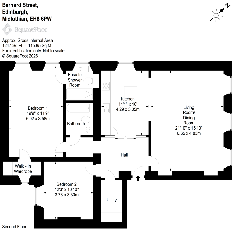 Bernard Street, Edinburgh floorplan
