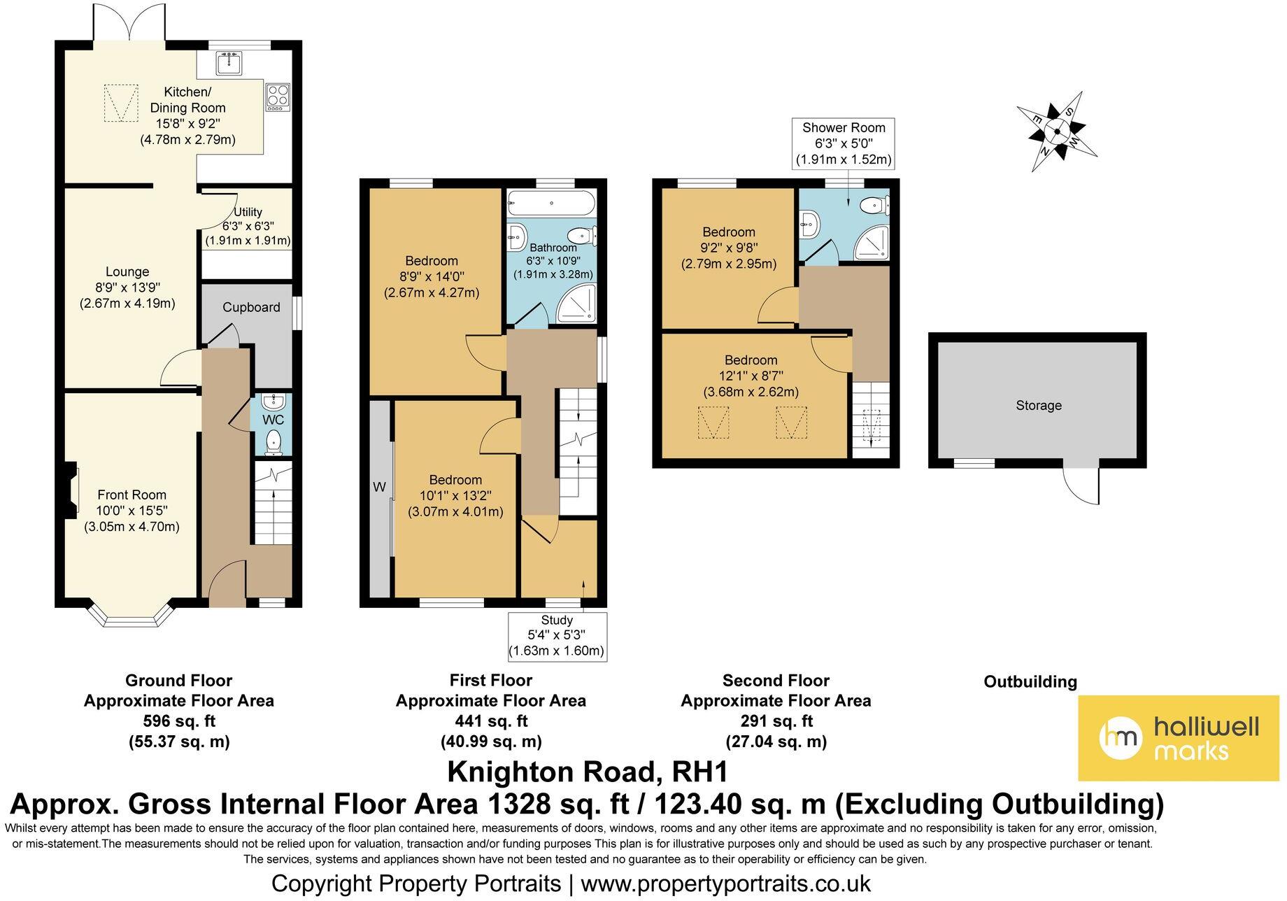 Knighton Road, Redhill, RH1 floorplan
