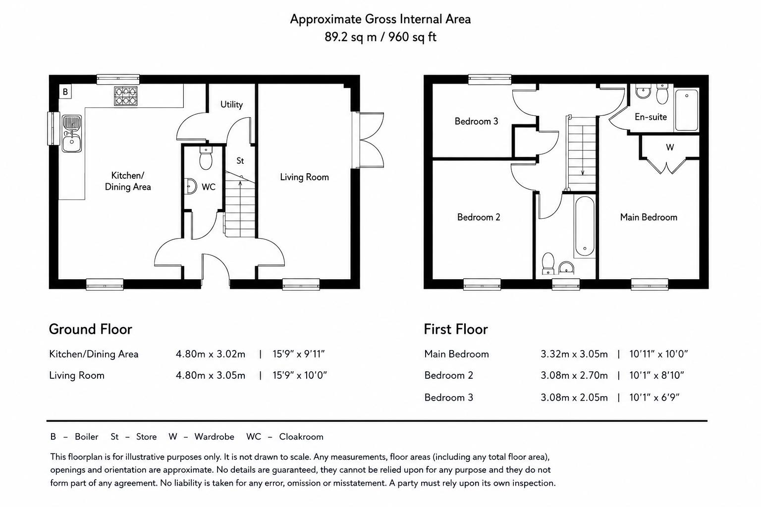 Newton Abbot Way, Bourne floorplan