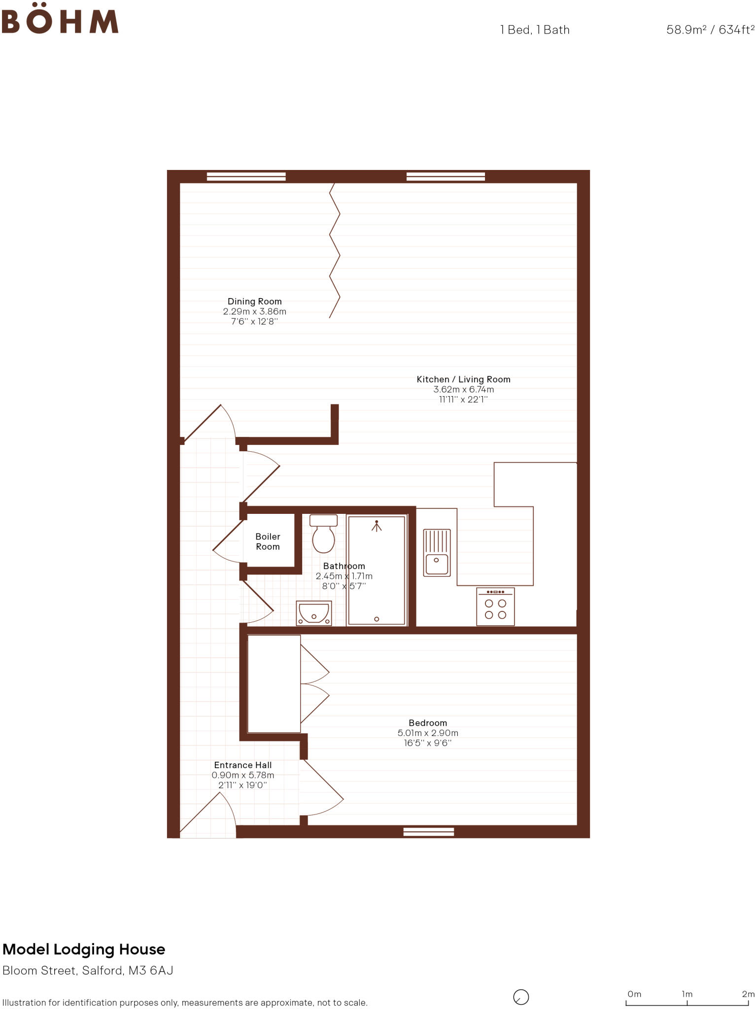 Model Lodging House, Salford, Greater Manchester floorplan