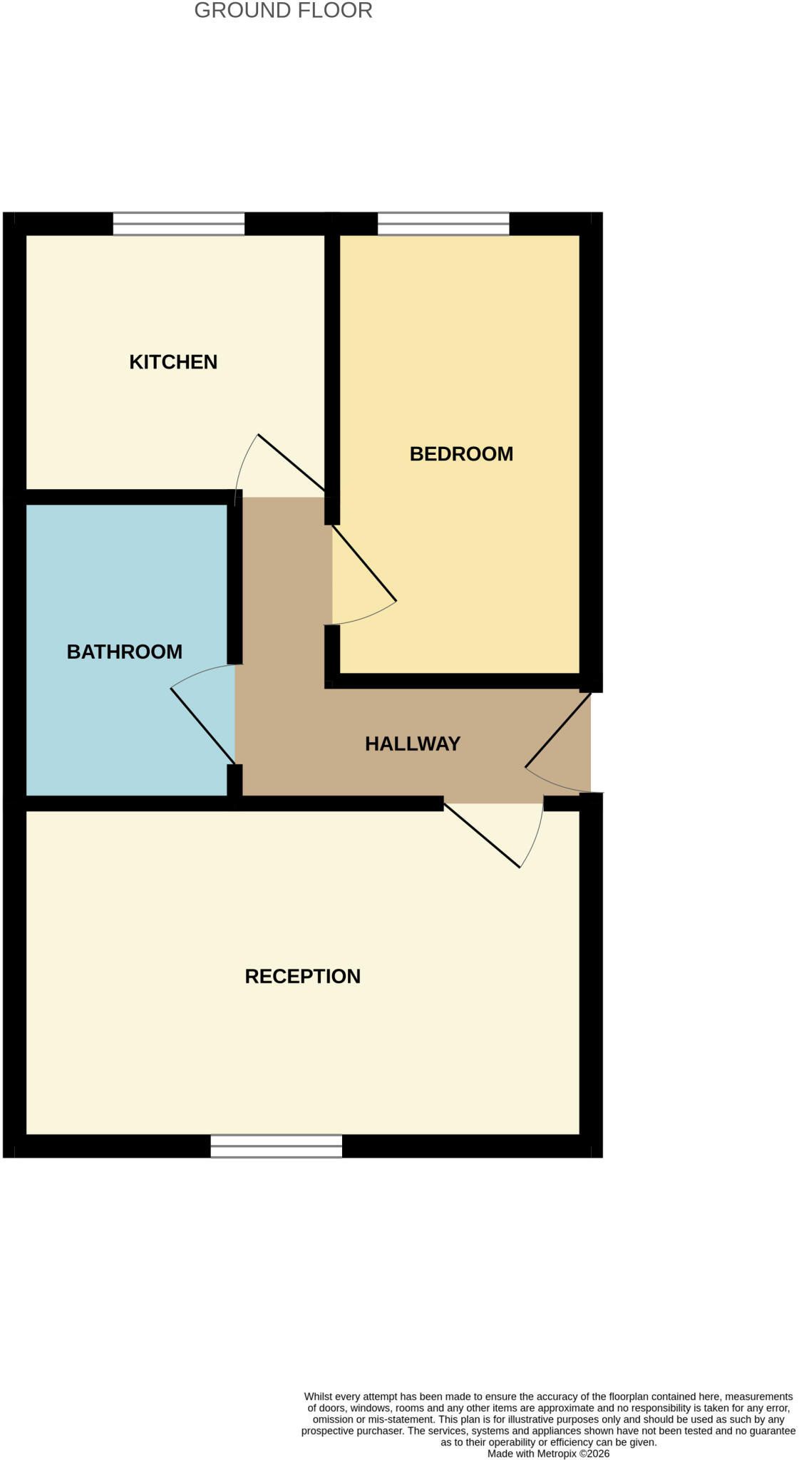 Flat 1, 62 High Street, Macclesfield, Cheshire SK11 8BR floorplan