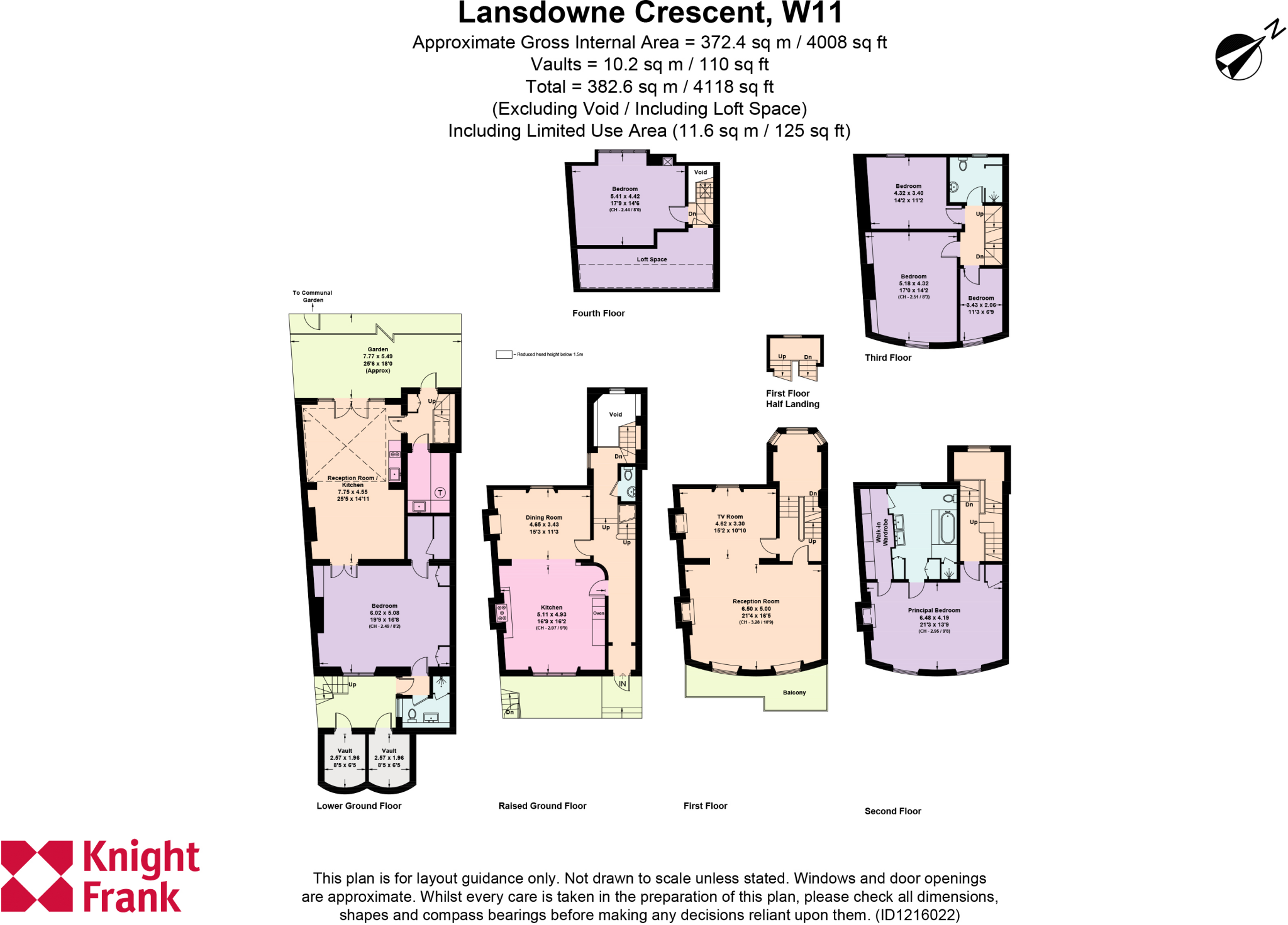 Lansdowne Crescent, London W11 floorplan