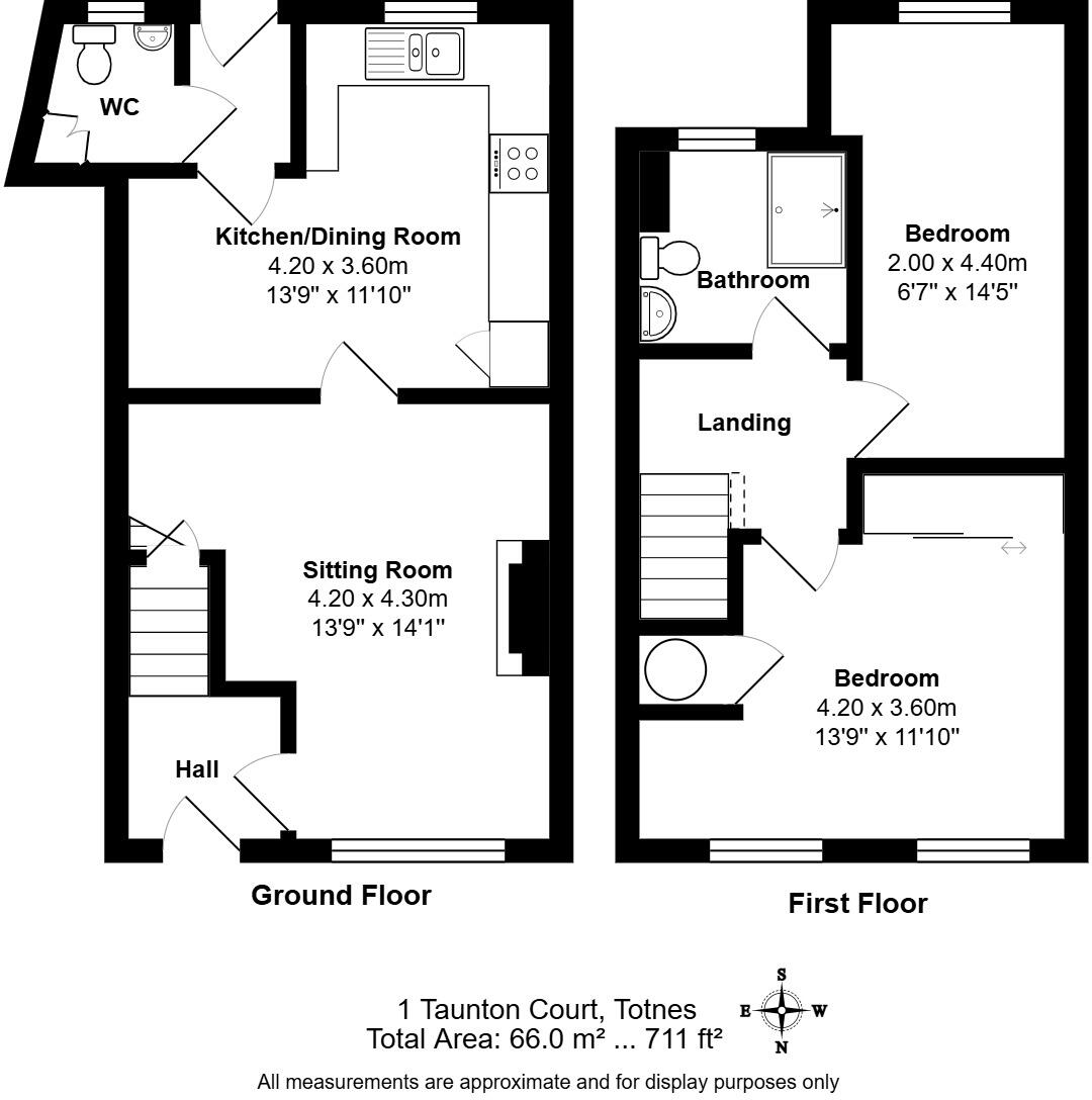 Taunton Court, Totnes floorplan