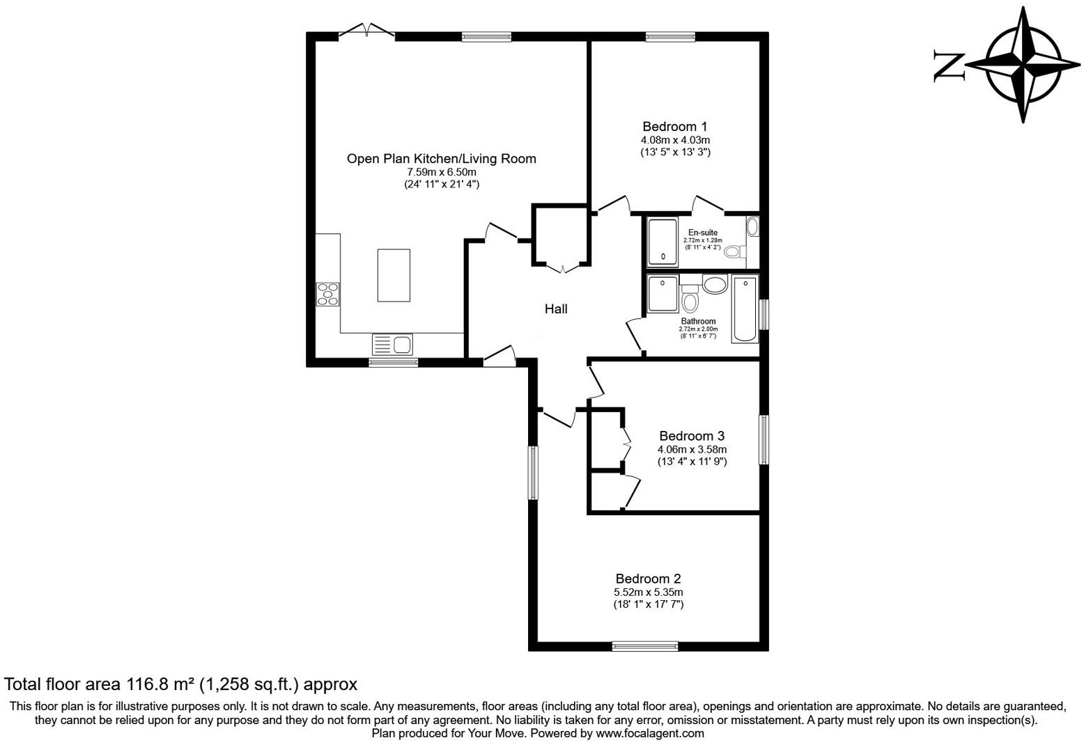 Henwood Green Road, Pembury, Tunbridge Wells, Kent, TN2 floorplan