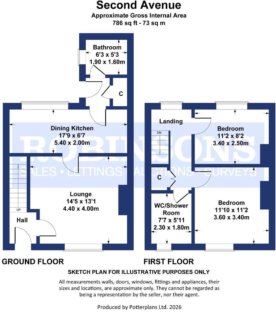 Second Avenue, Chester Le Street floorplan