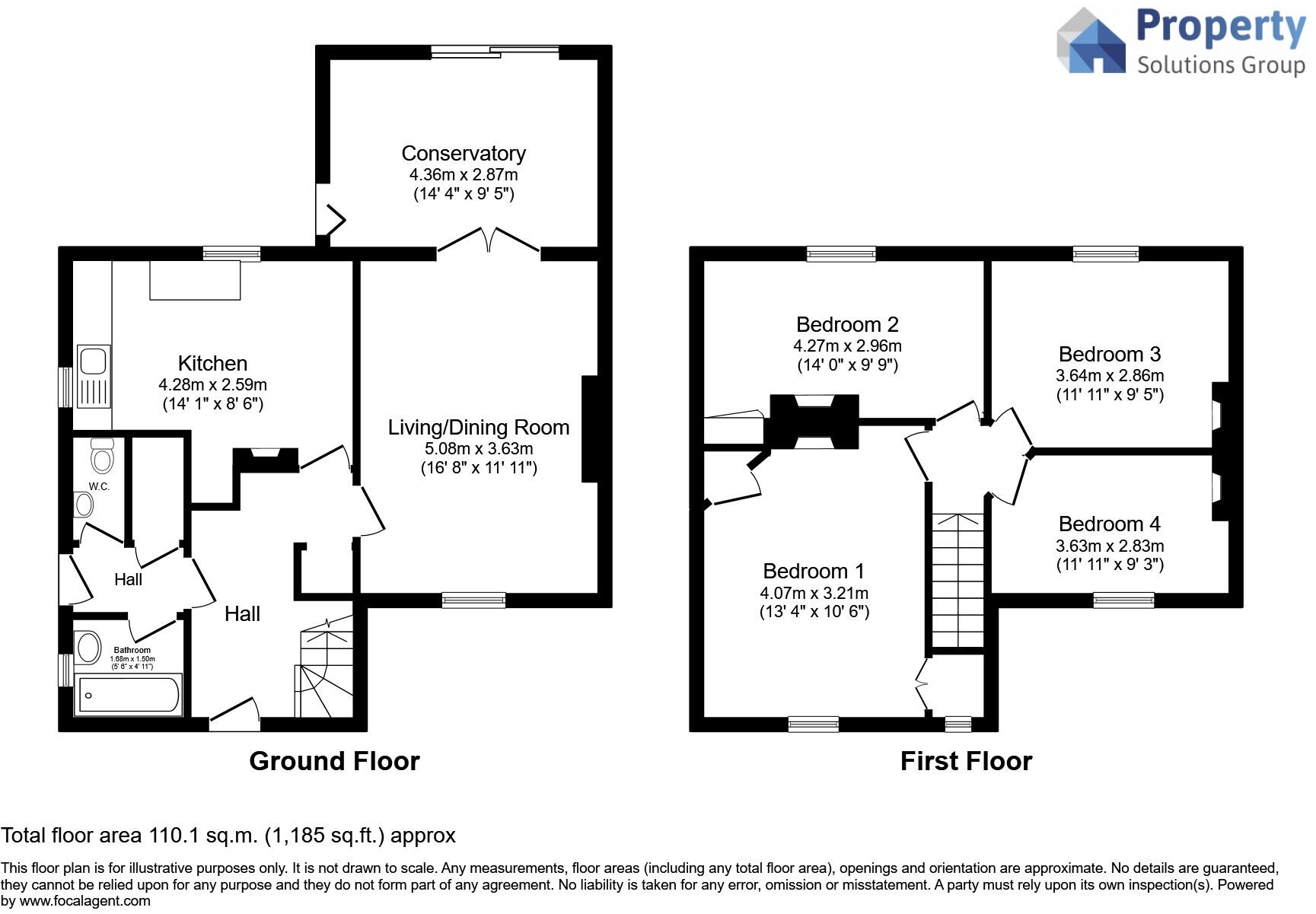 Coney Hill Road, Gloucester, Gloucestershire, GL4 floorplan