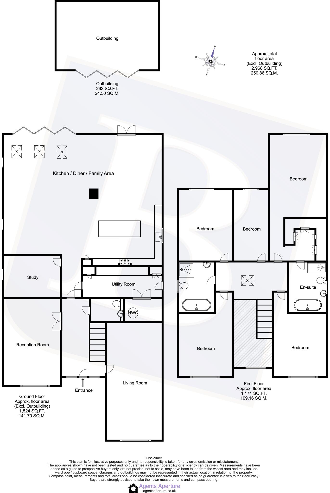 School Road, Kelvedon Hatch, Brentwood, Essex, CM15 floorplan
