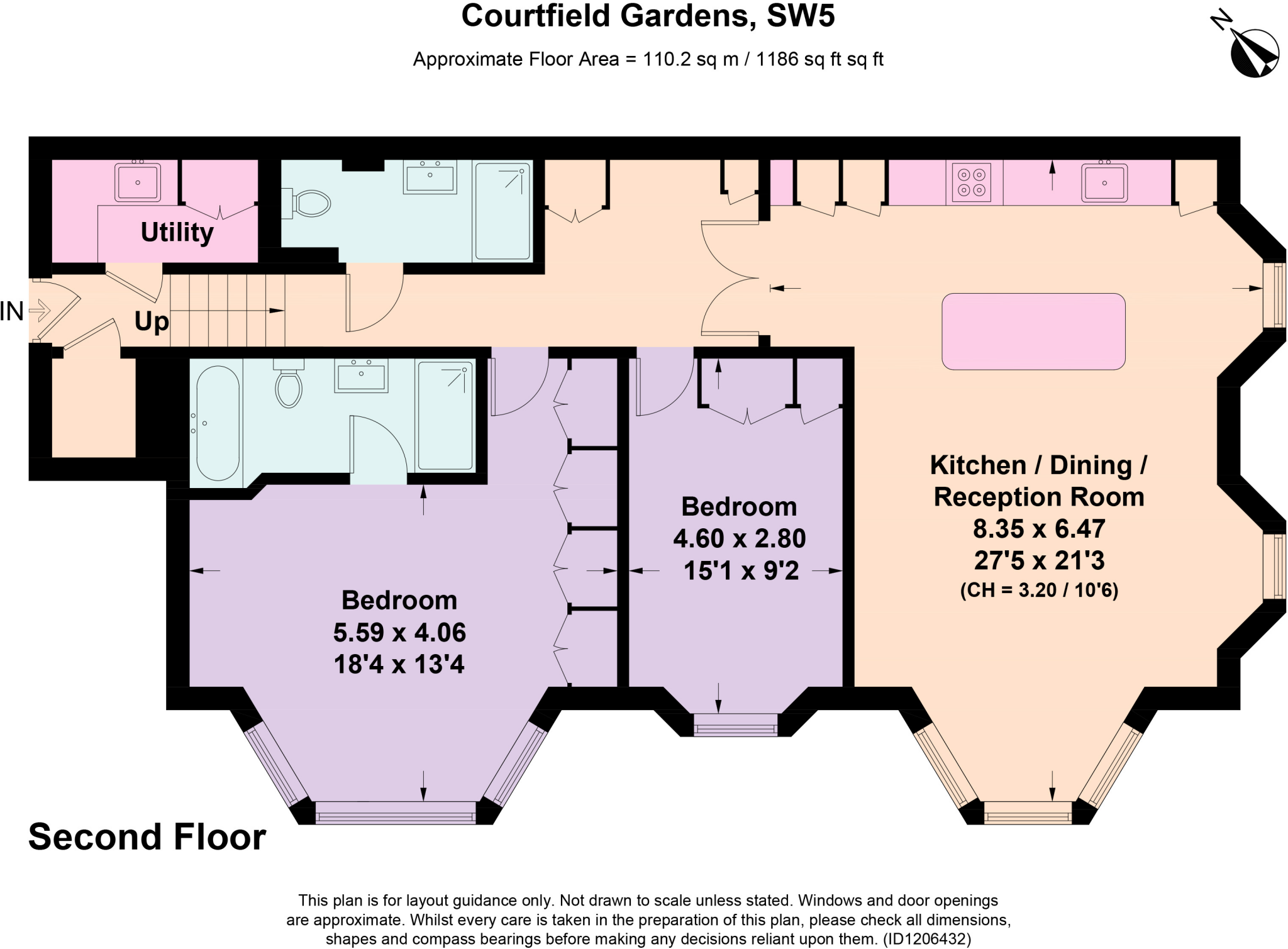 Courtfield Gardens, London, SW5 floorplan