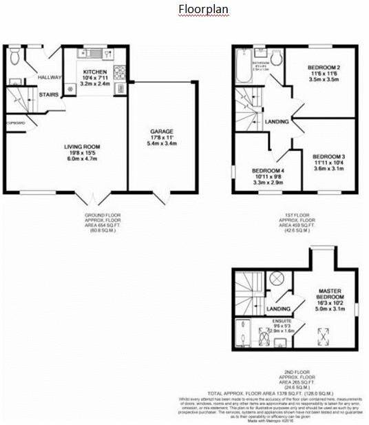 2 Saxon Way, Kingsteignton, Newton Abbot floorplan