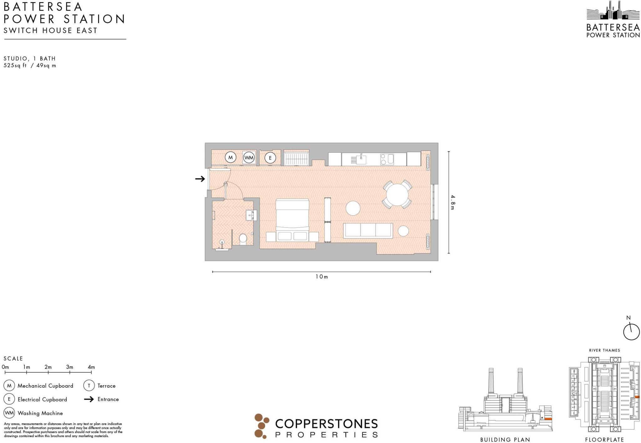 Switch House East, Battersea Power Station, London SW8 floorplan