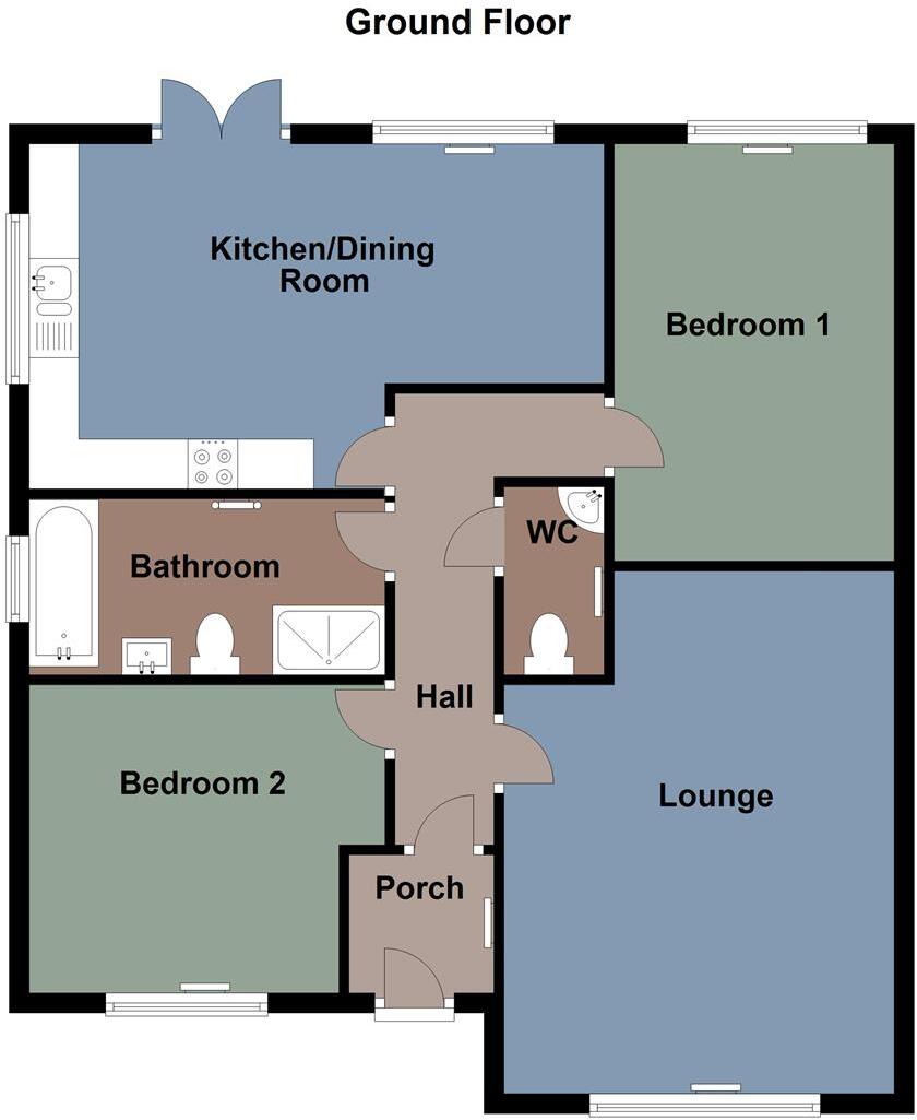 Y Gerddi, Pontardulais, Swansea floorplan