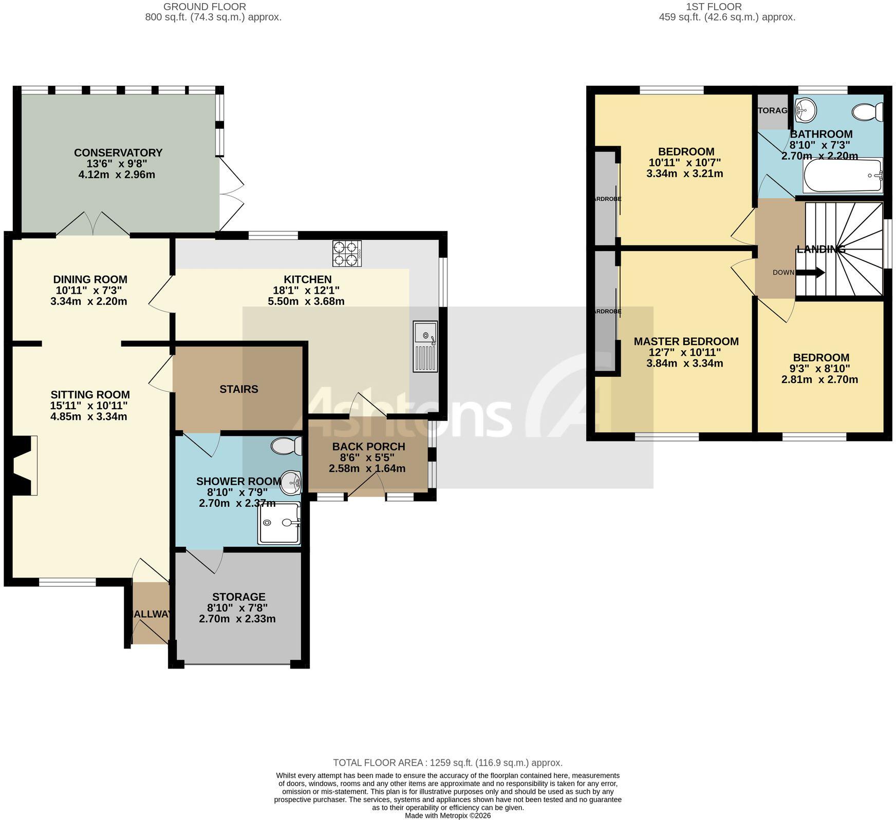 Burns Grove, Warrington, WA2 floorplan