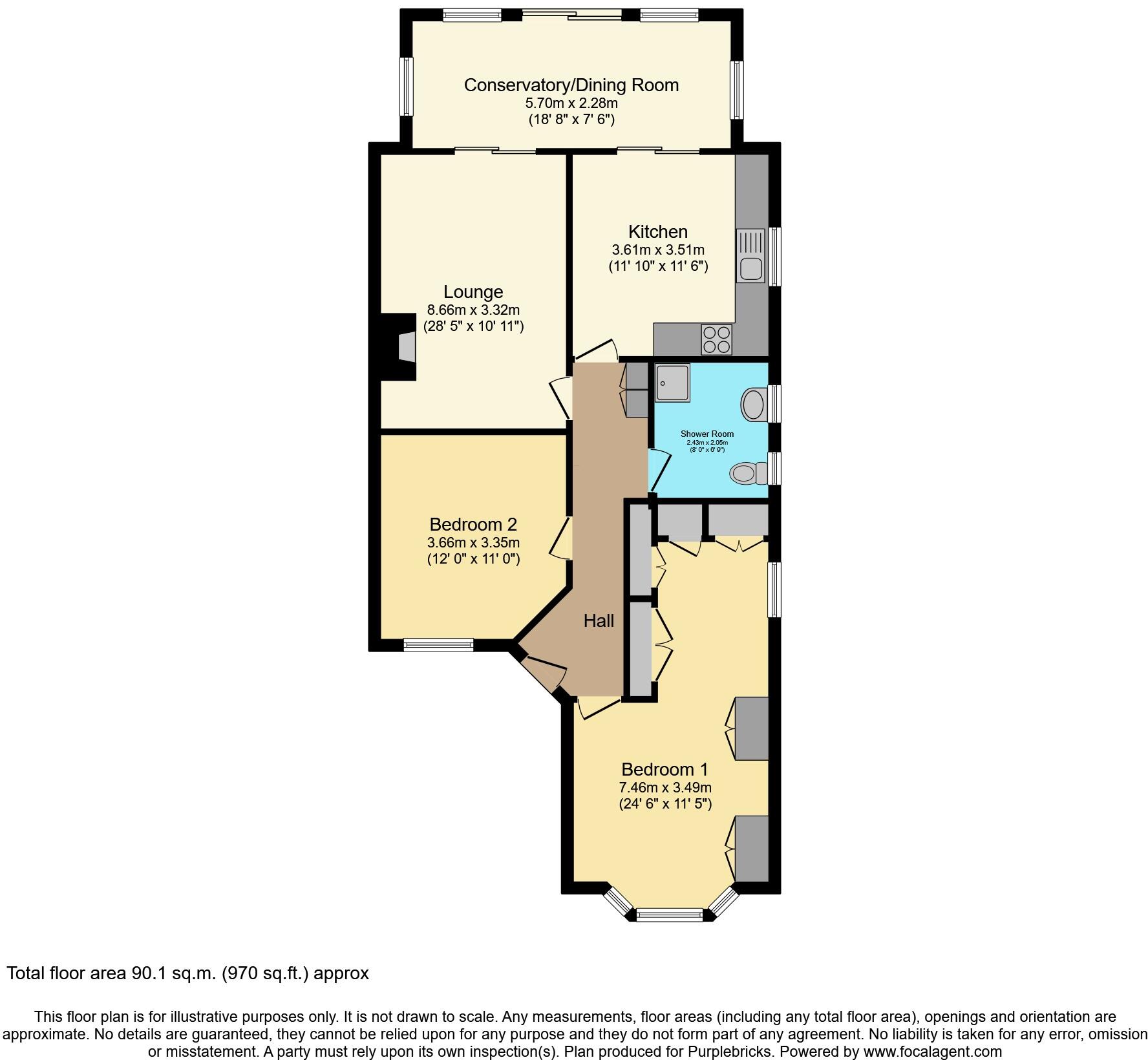 Walsingham Road, Southend-on-sea, SS2 floorplan
