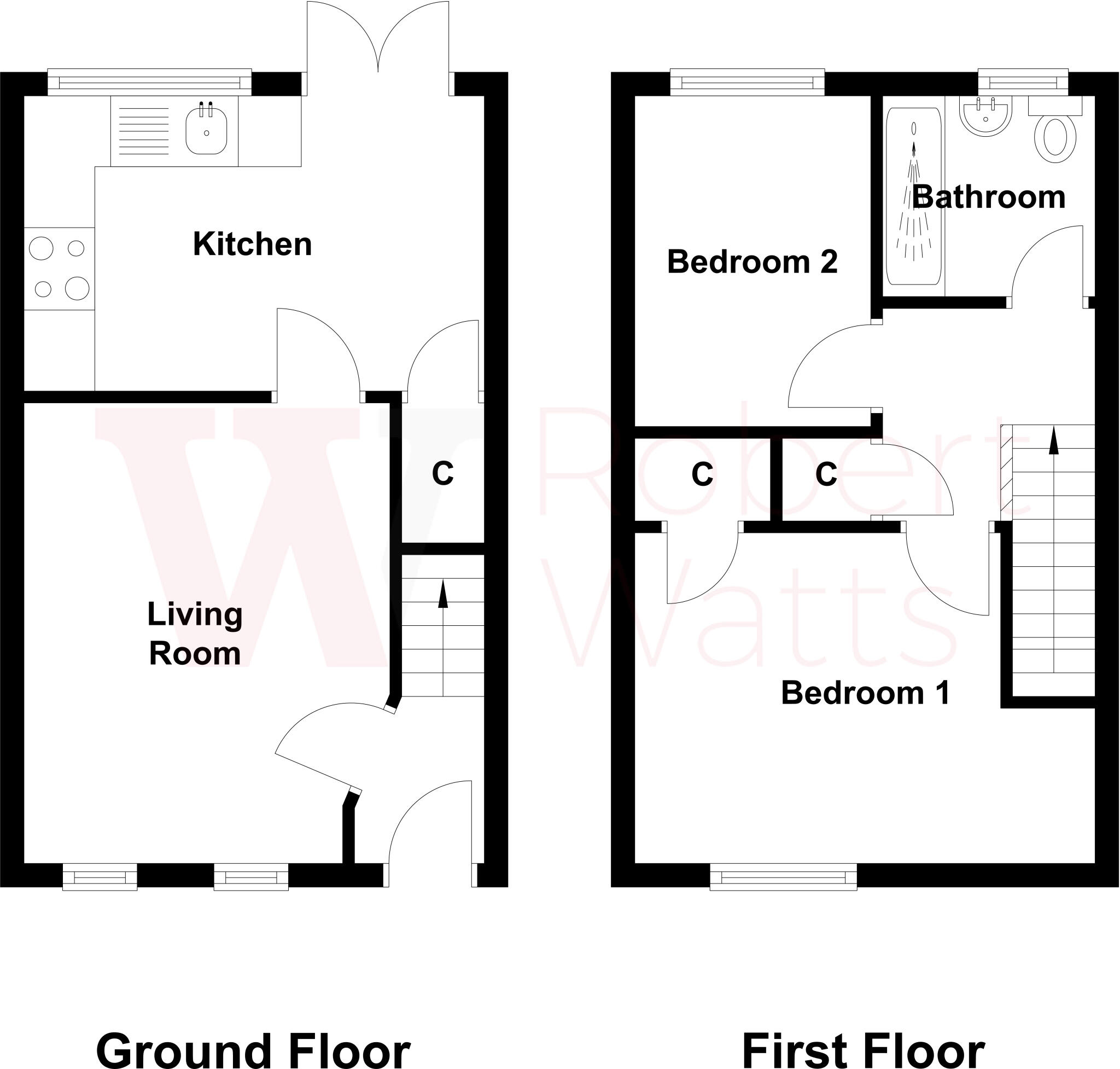 Danby Avenue, Bierley, Bradford, West Yorkshire, BD4 floorplan