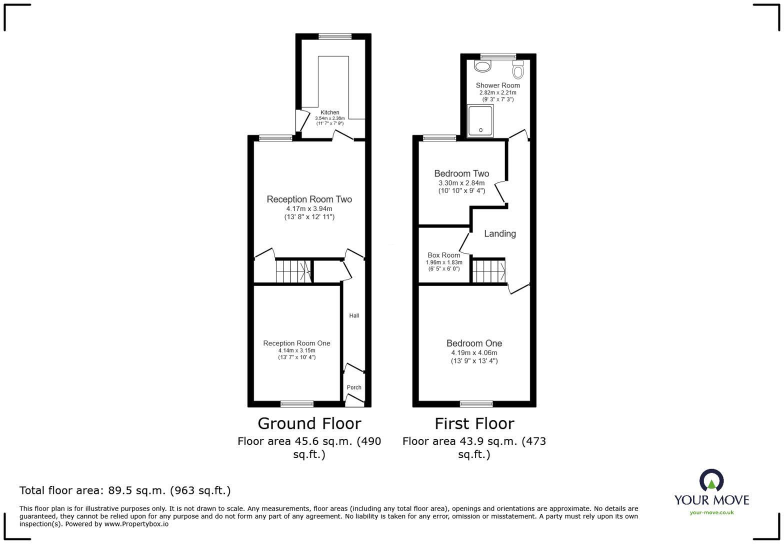 Wensley Road, Blackburn, Lancashire, BB2 floorplan
