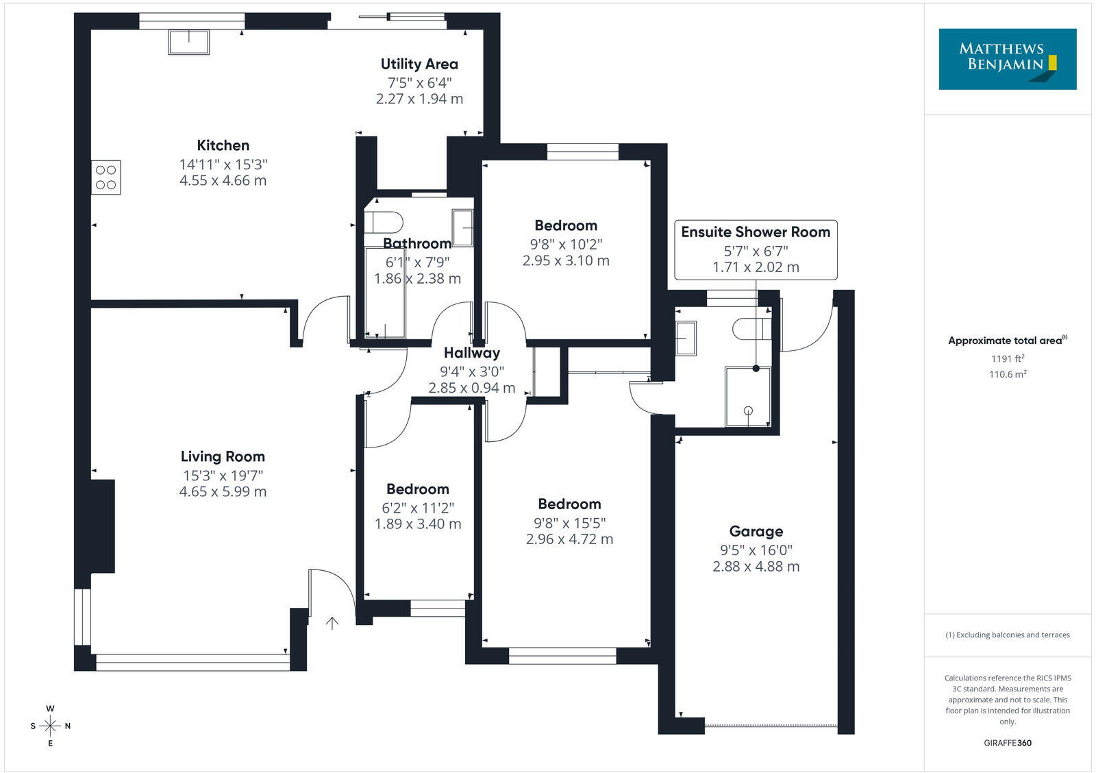 19 Windermere Park, Windermere, Cumbria, LA23 2NB floorplan