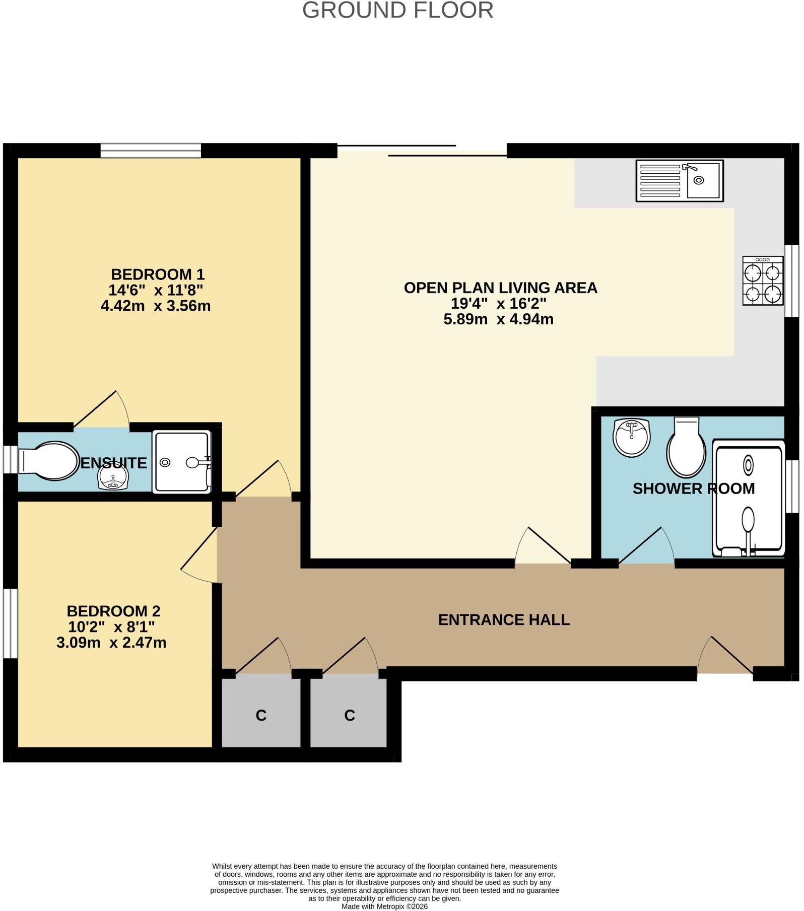 Inkerman Road, Woolston floorplan