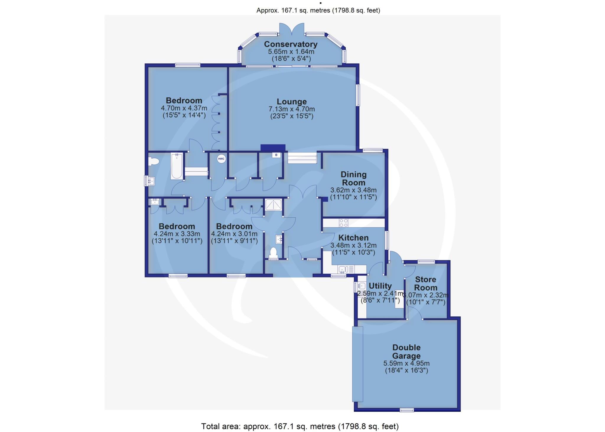 New Road, Instow floorplan