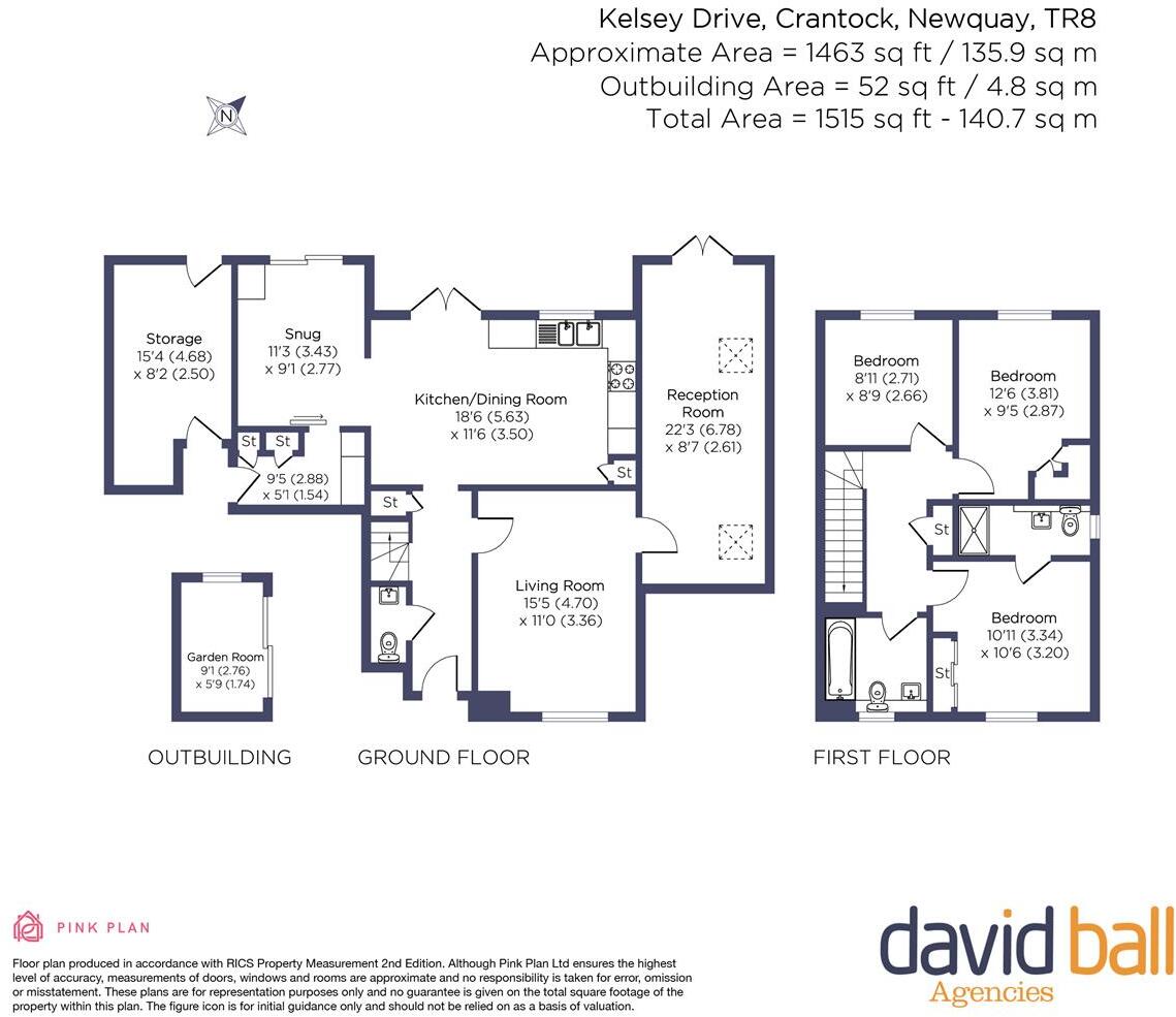 Kelsey Drive, Crantock, Newquay floorplan