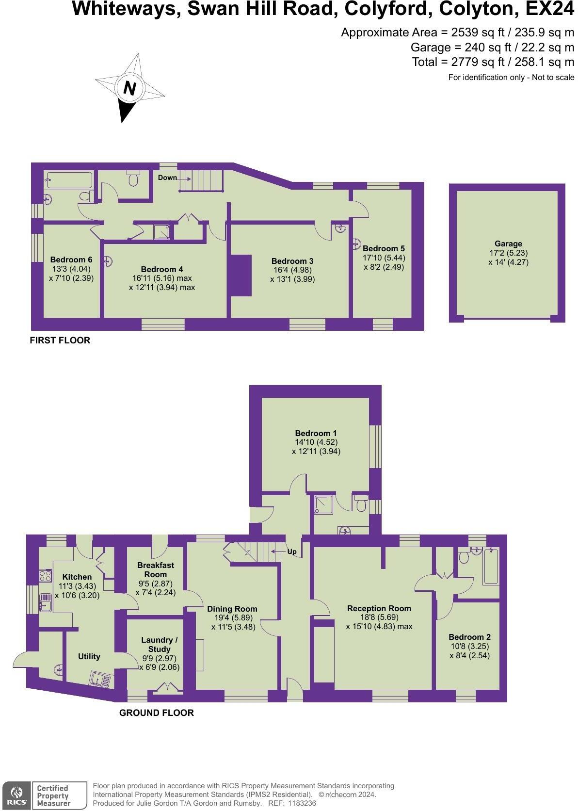 Swan Hill Rd, Colyford, Colyton floorplan