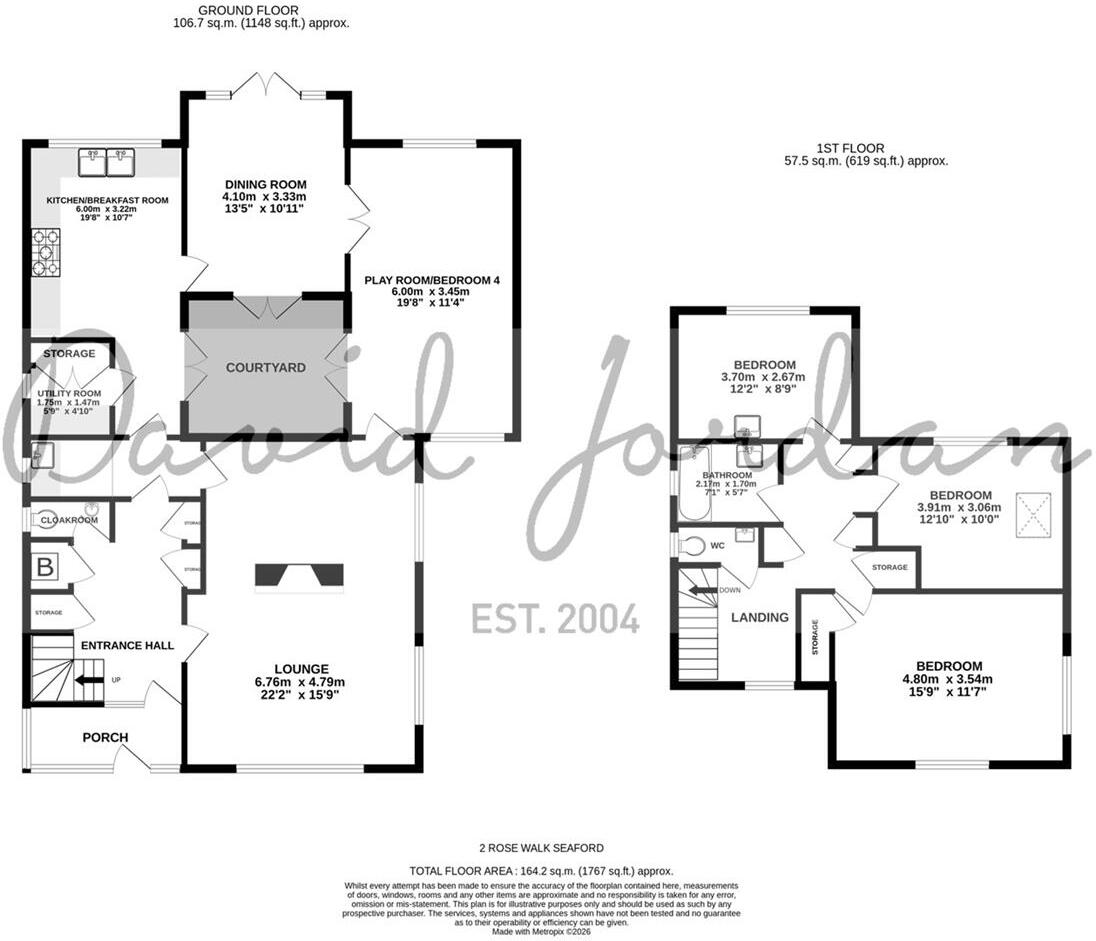 Rose Walk, Seaford floorplan