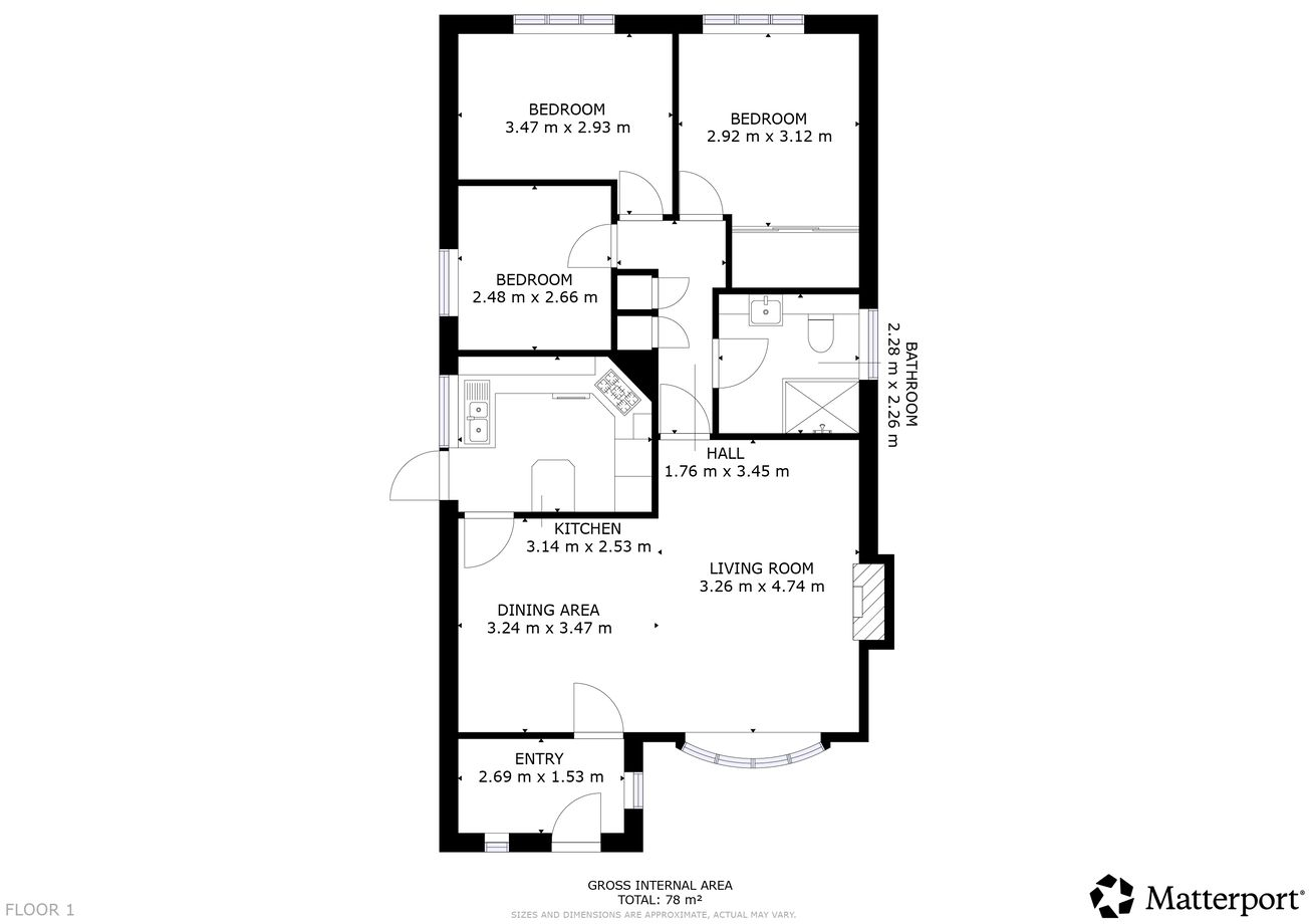 Clayworth Drive, Bessacarr, Doncaster, DN4 floorplan