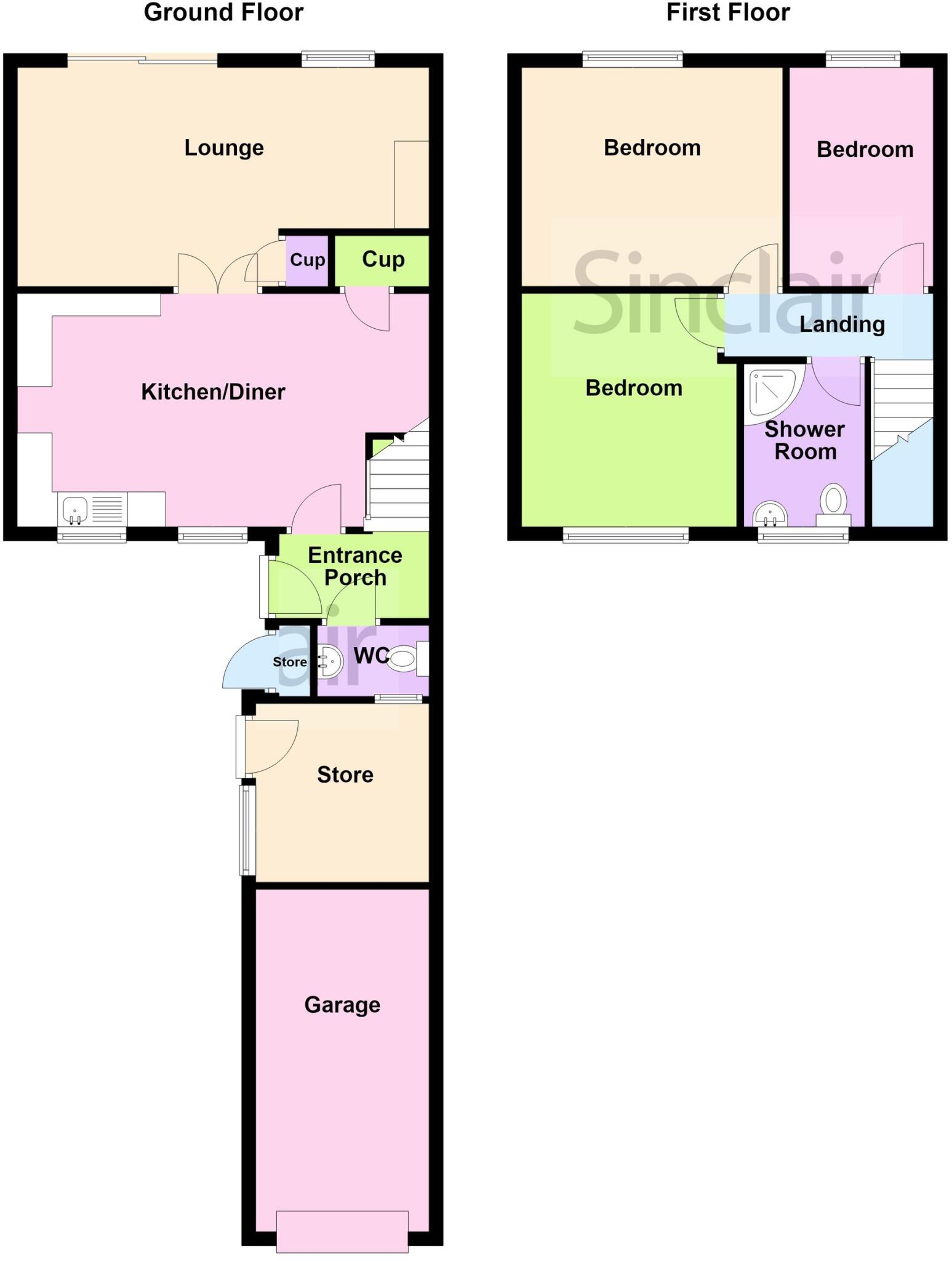 Brookside Crescent, Ibstock, LE67 floorplan