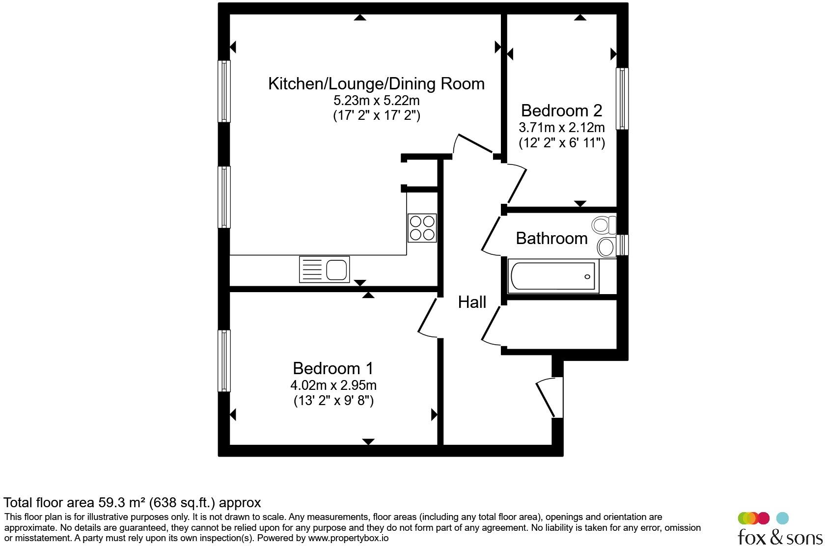 Argus Road, Lee-On-The-Solent floorplan