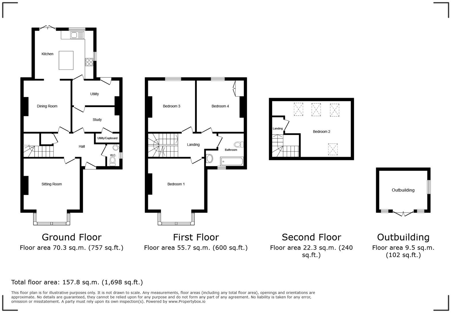 The Avenue, Totland Bay, Isle of Wight floorplan