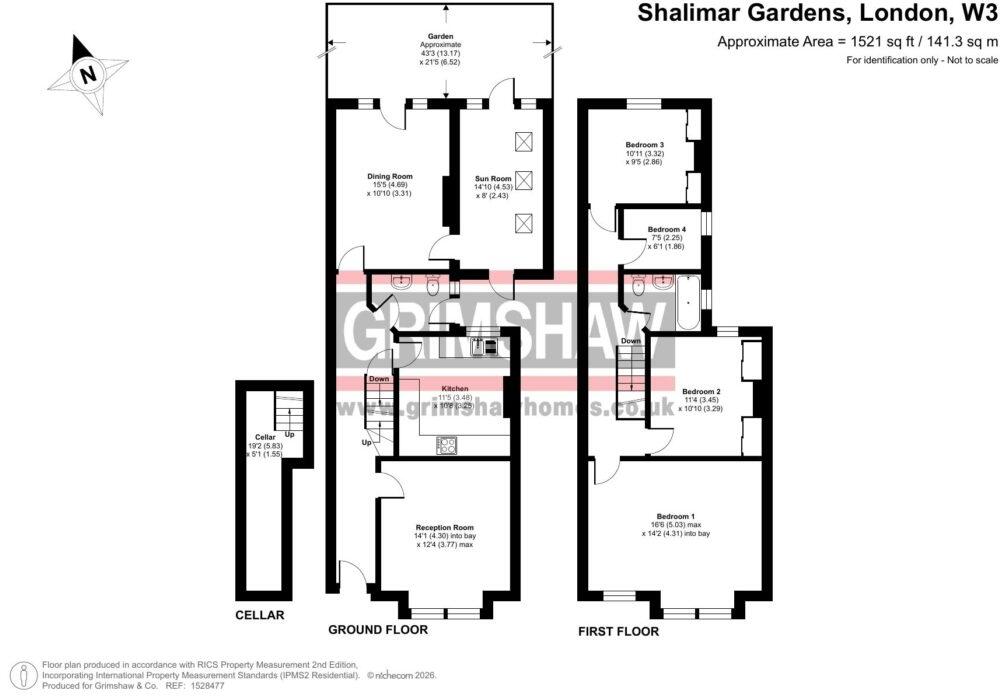 Shalimar Gardens, Acton, W3 floorplan