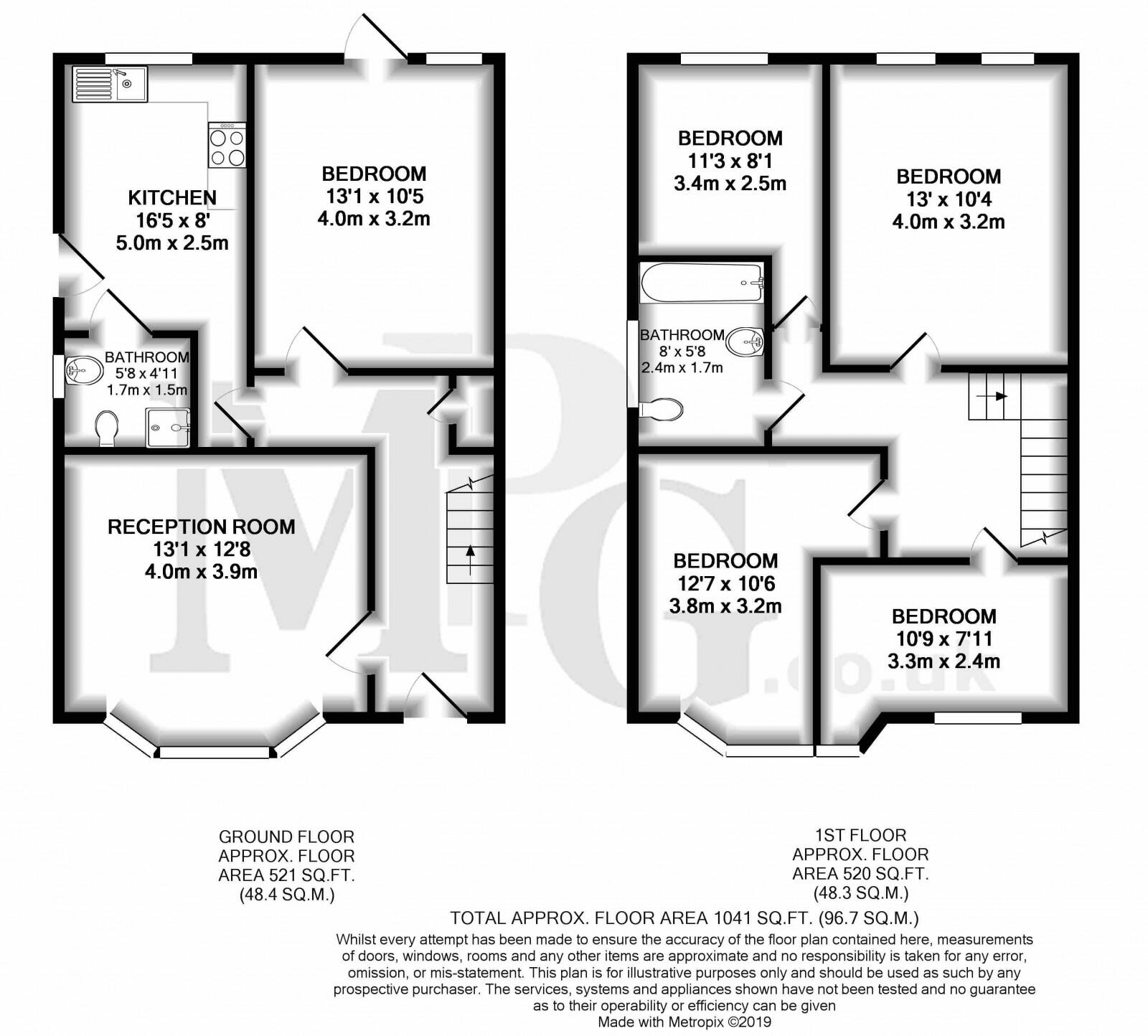 Frederica Road, Winton, Bournemouth, BH9 2NA floorplan