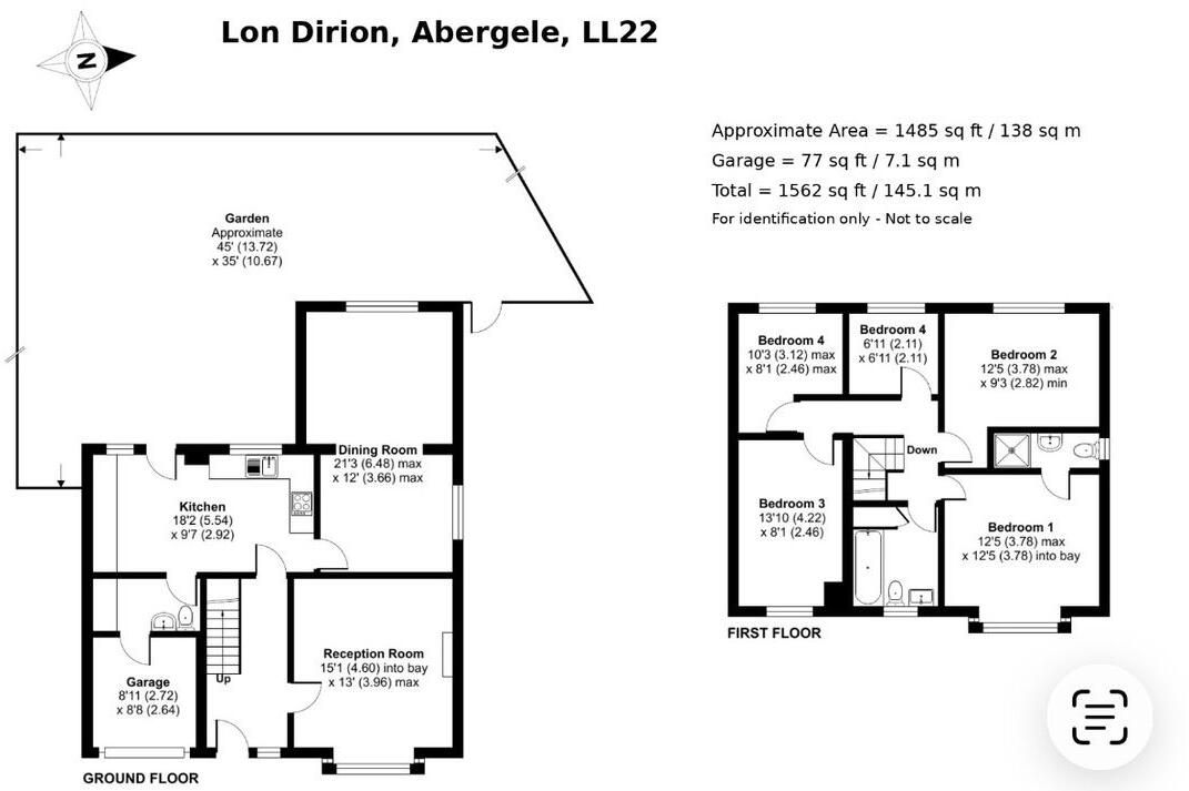 Lon Dirion, Abergele, LL22 8PX floorplan