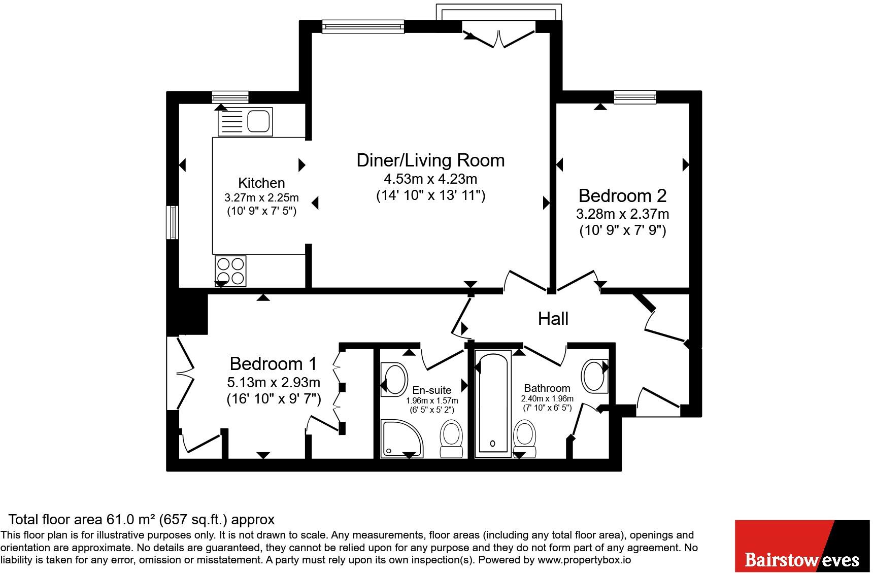 Coniston Avenue, Purfleet-on-Thames, Essex, RM19 floorplan