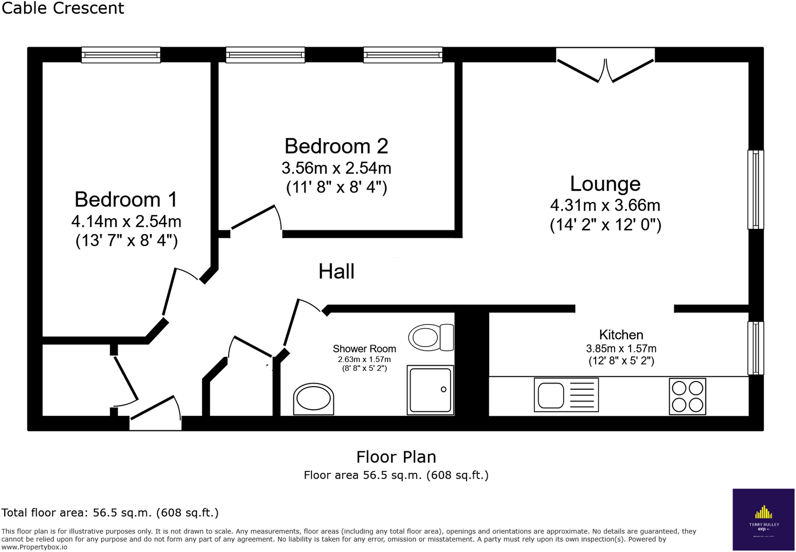 Cable Crescent, Woburn Sands, Milton Keynes, MK17 8GG floorplan
