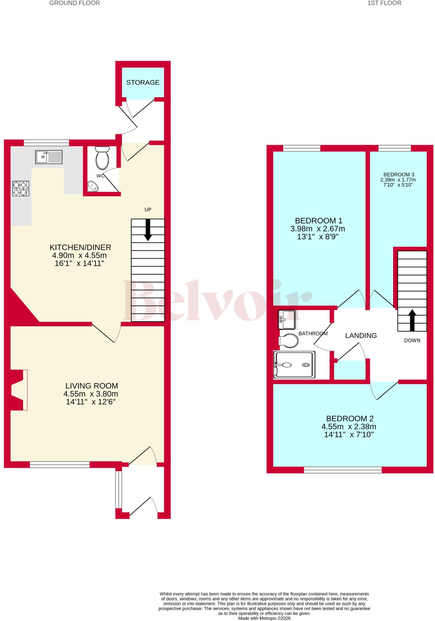 Station Close, Bloxwich, WS3 floorplan