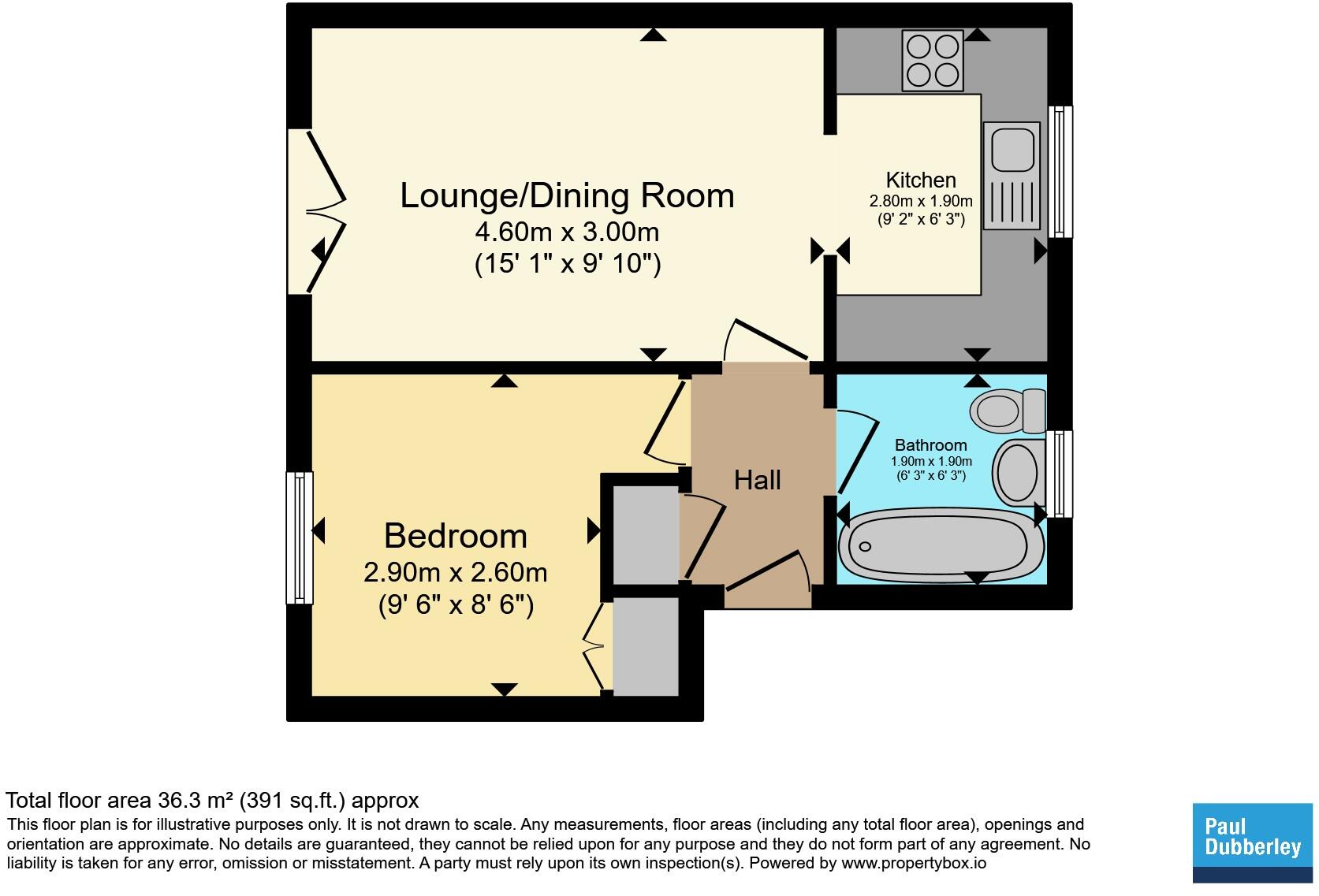 Rugeley Close, Tipton floorplan