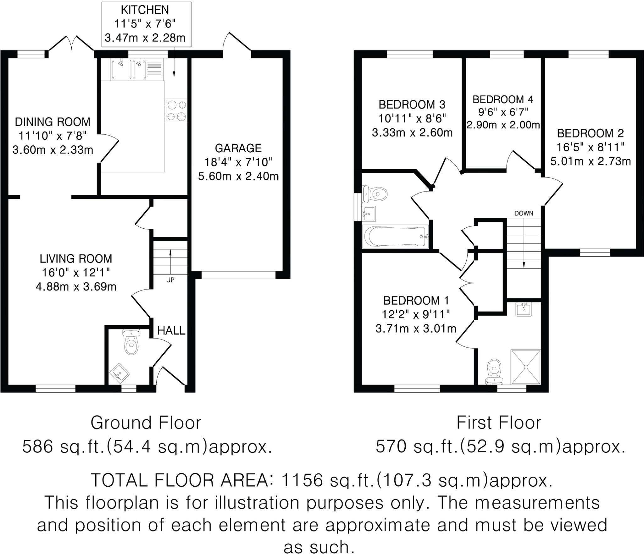 Beauchamps, Welwyn Garden City, Hertfordshire, AL7 floorplan