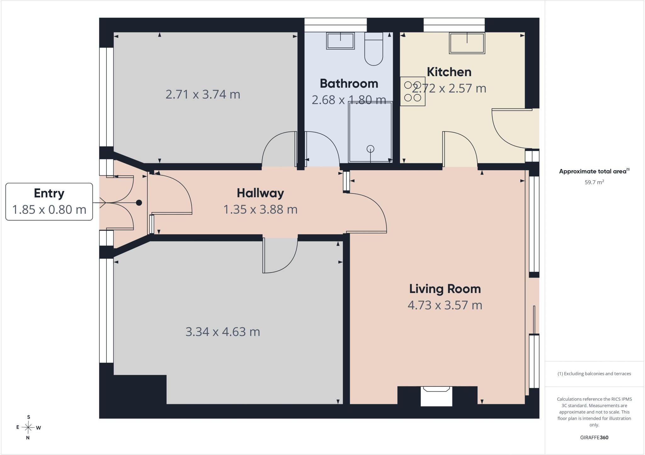 Hillside Walk, Shawclough, OL12 floorplan