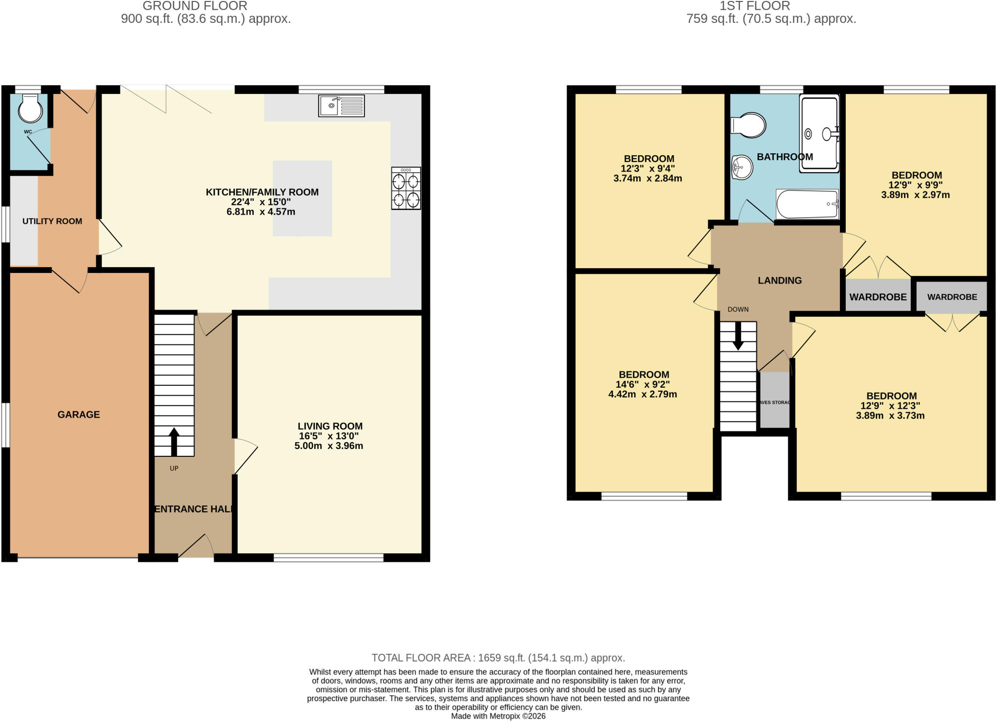 Redland Lane, Westbury floorplan