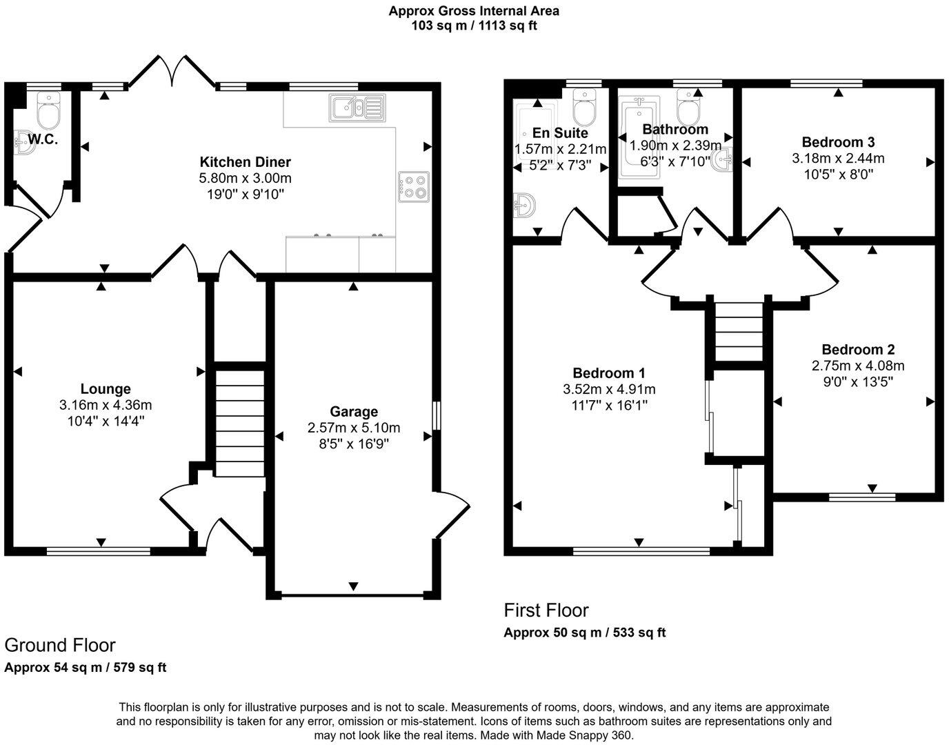 Plas Hesketh, Abergele, LL22 floorplan