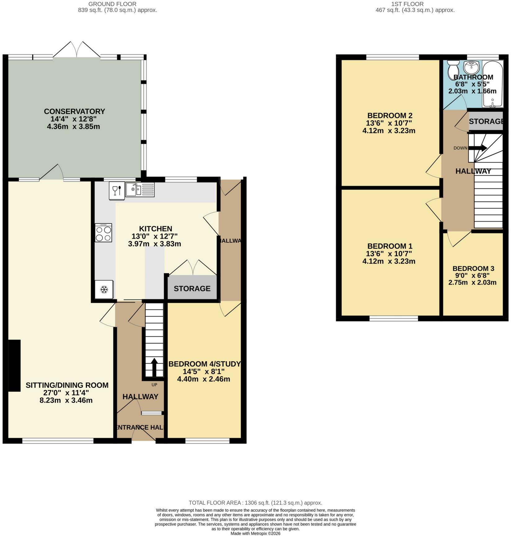 Leicester Avenue, Cliftonville, CT9 floorplan