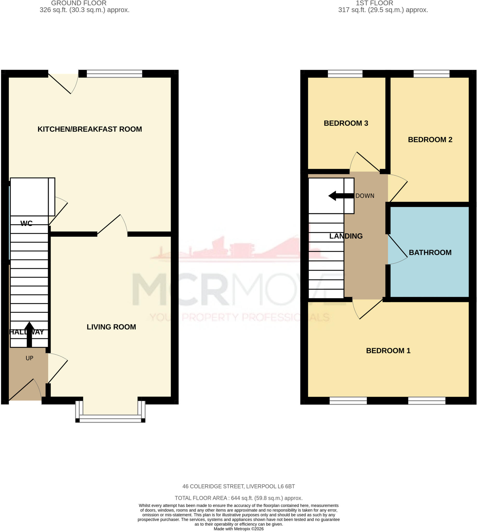 Coleridge Street, Liverpool floorplan
