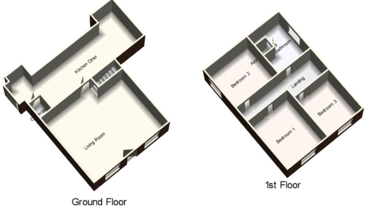 3 Fore Street, Loddiswell, Kingsbridge, Devon, TQ7 4QR floorplan