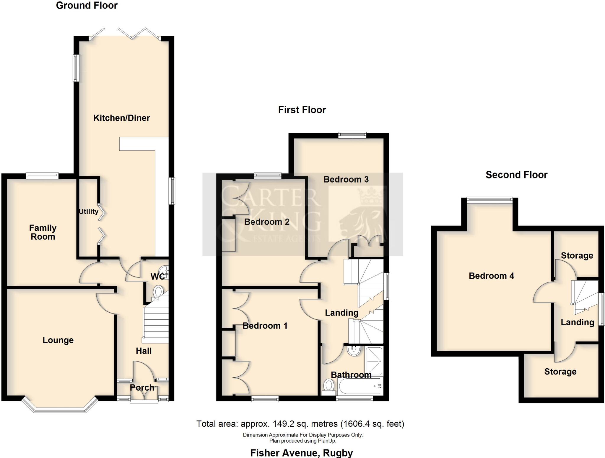 Fisher Avenue, Hillmorton, Rugby floorplan
