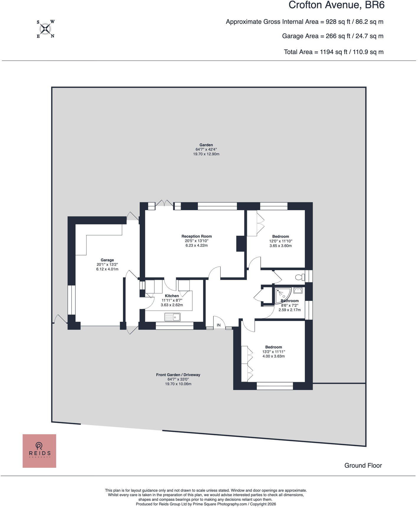 Crofton Avenue, Orpington, BR6 floorplan