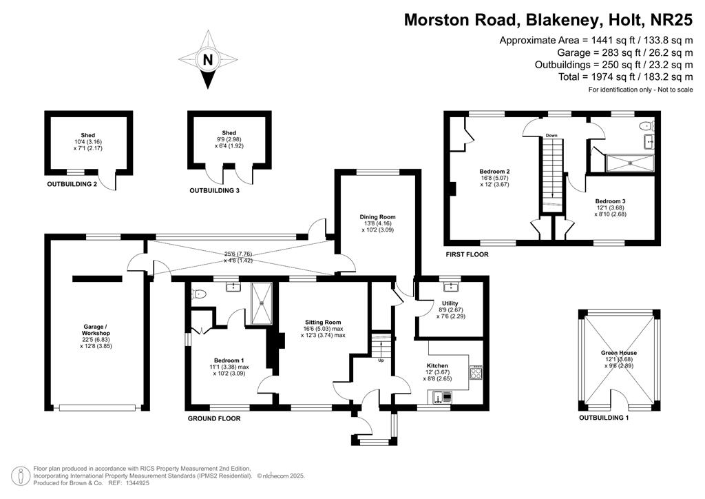 Whitecrest, 5 Morston Road, Blakeney, Holt NR25 7BD floorplan